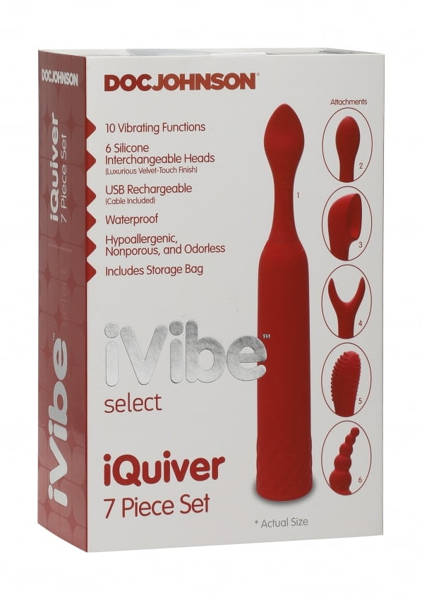 Doc Johnson - Ivibe Select - iQuiver 7 delige vibrator set - Afbeelding 3