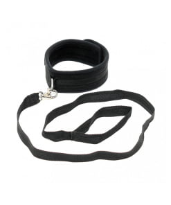 Rimba - Zachte halsband met riem