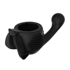 Vrouwelijke Opzetstuk voor Domi Wand Massager - Zwart