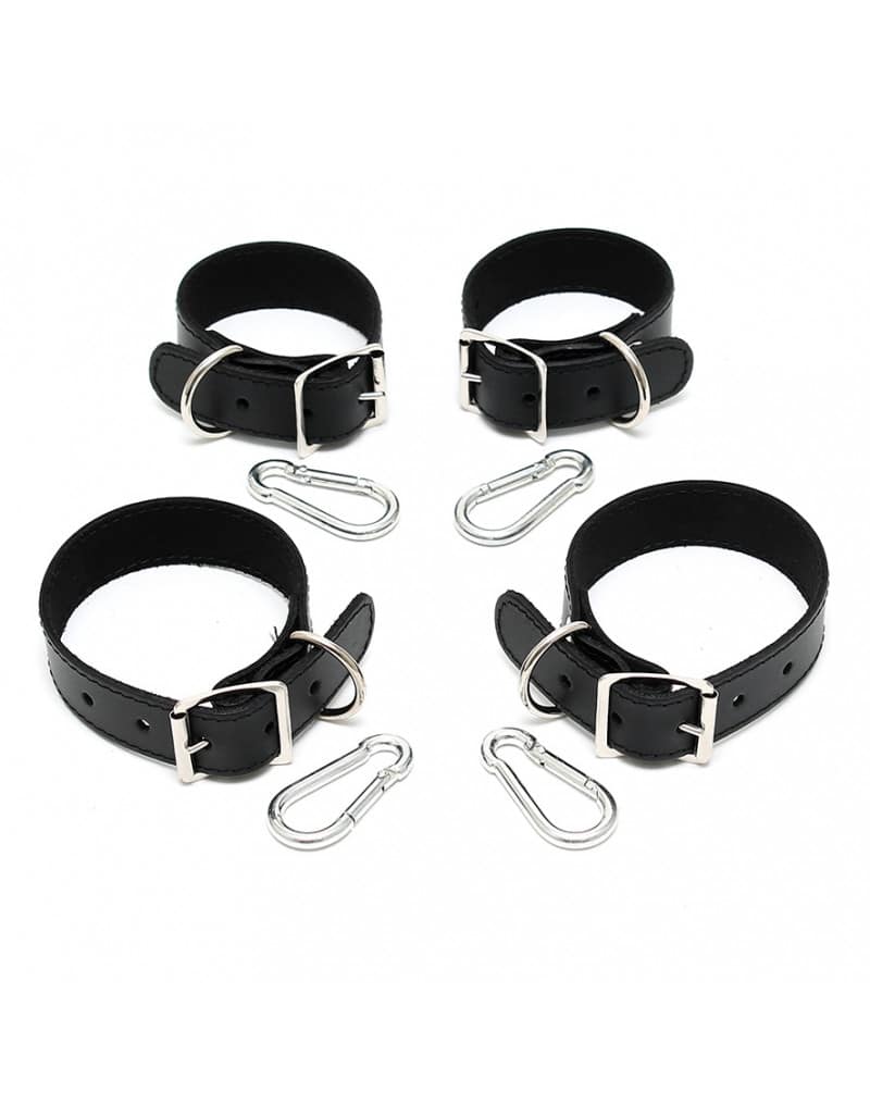 Rimba - Lederen Hand en enkelboeien 2.5 cm breed
