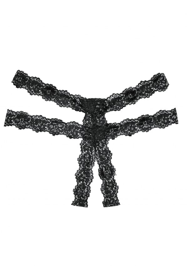 Southern Rhapsody Panty zonder kruis - Zwart