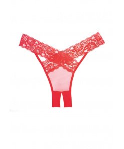 Adore Desire Panty Open Kruisje - Rood