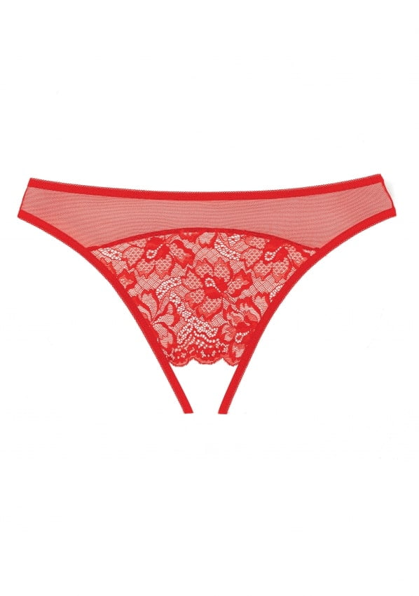 Adore Just A Rumor Panty met Open Kruis - Rood