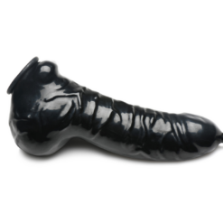 Guzzler - Realistische Penis Sheath met Tube - Zwart