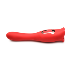 Kiss and Tell Pro - Dual-Ended Kissing Vibrator - Rood