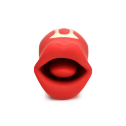 Kiss and Tell - Silicone Kissing en Vibrerende Clitorisstimulator - Rood