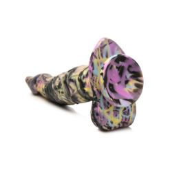 Cyclops Monster - Siliconen Dildo - Geel/Paarse/Zwart