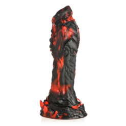 Grim Reaper - Siliconen Dildo - Rood/Zwart