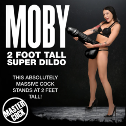 Moby Super Dildo - 2 ft / 60 cm - Zwart