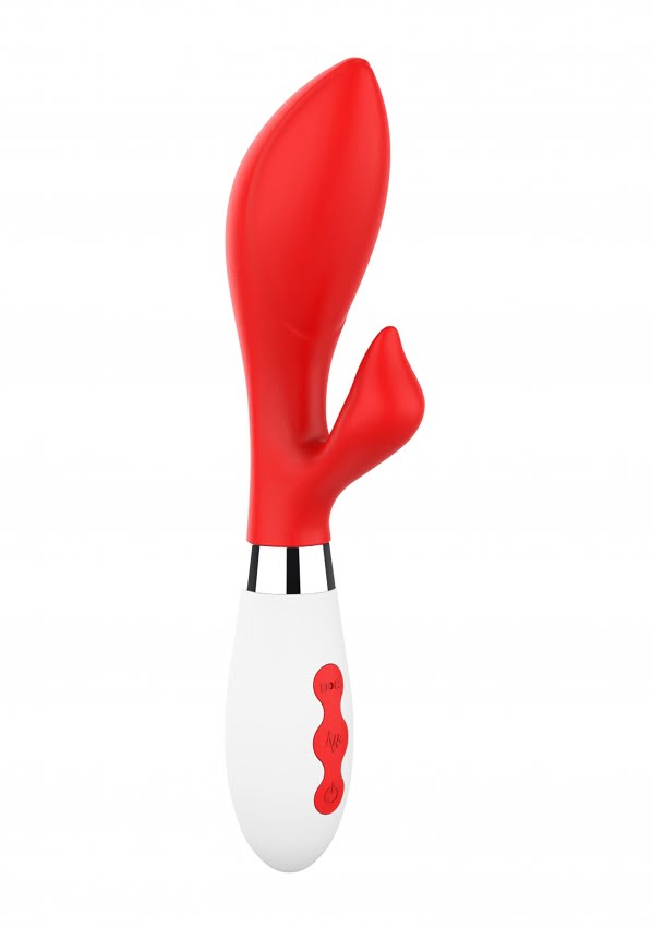 Achelois Clitoris en G-Spot vibrator - Rood