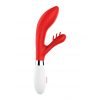Agave Clitoris en Vagina vibrator - Rood
