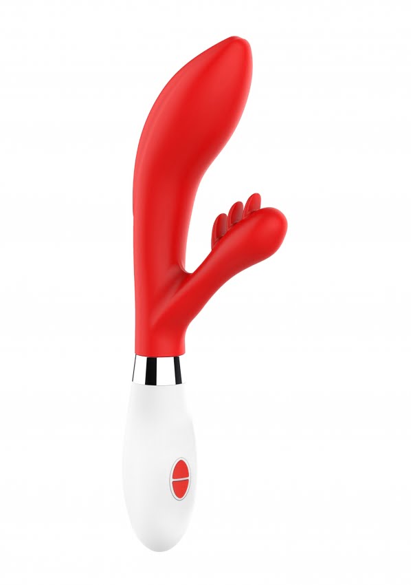 Agave Clitoris en Vagina vibrator - Rood