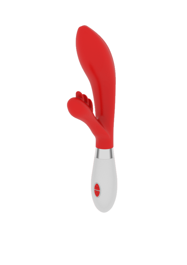 Agave Clitoris en Vagina vibrator - Rood