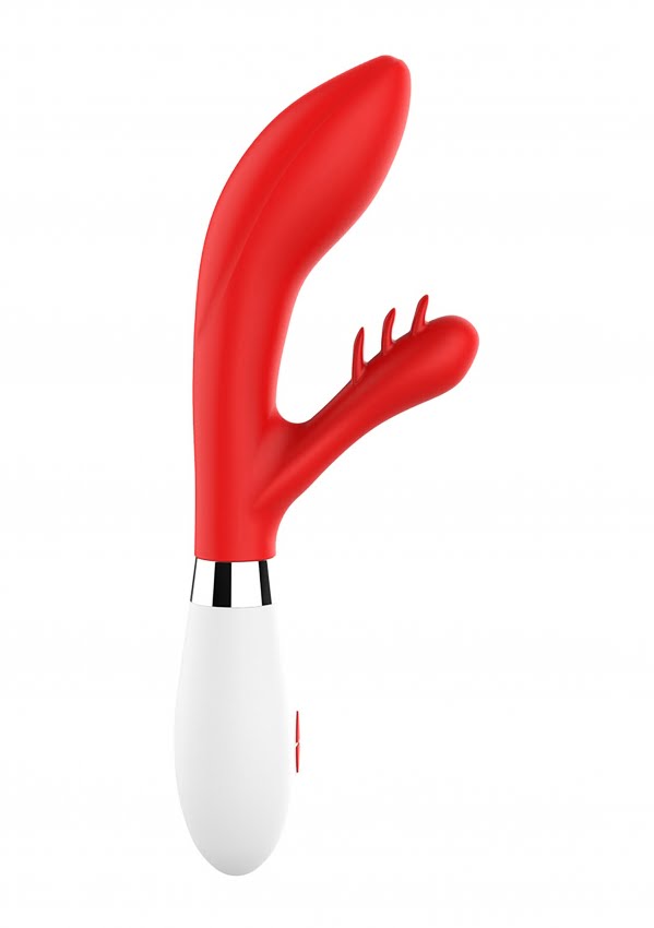 Agave Clitoris en Vagina vibrator - Rood