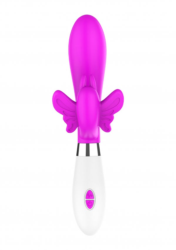 Alexios Butterfly en G-spot vibrator - Fuchsia