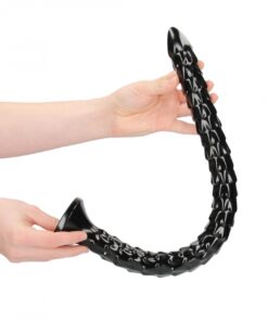 Anal Snake Dildo met Ribbels