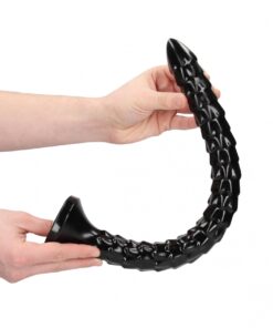 Anal Snake Dildo met Ribbels