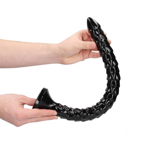 Anal Snake Dildo met Ribbels