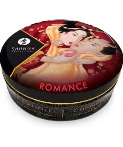 Shunga Massagekaars – Sparkling Strawberry Wine / Romance 30 ml