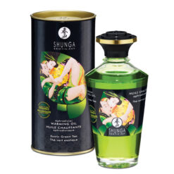 Aphrodisiac Verwarmende Massage Olie - Green Tea
