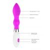 Astraea Vibrator en Clitoris stimulator - Fuchsia