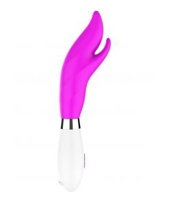 Athos Vibrator met clitoris stimulator - Fuchsia