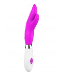 Athos Vibrator met clitoris stimulator - Fuchsia