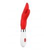 Athos Vibrator met clitoris stimulator - Rood