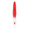 Athos Vibrator met clitoris stimulator - Rood