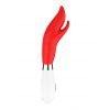 Athos Vibrator met clitoris stimulator - Rood