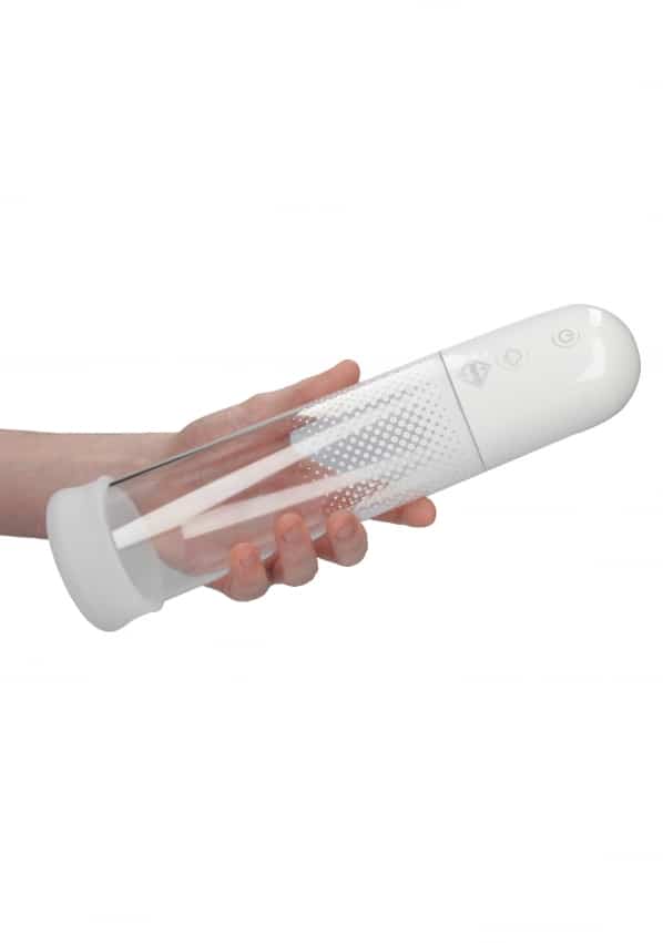 Automatische Luv Penispomp - Wit