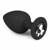 Diamond Buttplug Large Zwart