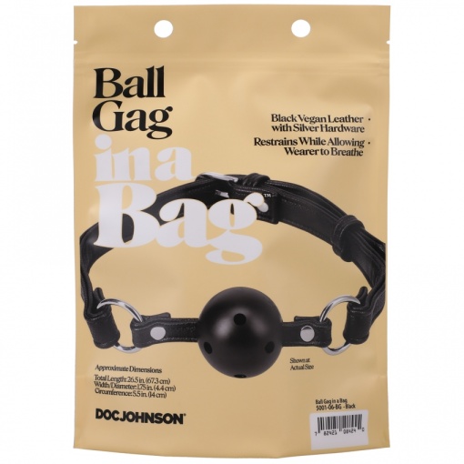 Ball gag - Zwart