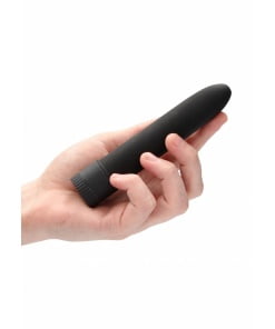 Biologisch afbreekbare Vibrator 14 cm - Zwart