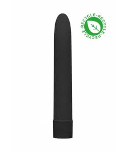 Biologisch afbreekbare Vibrator 17.7 cm - Zwart