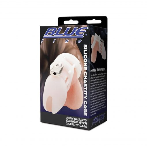 Blueline - Siliconen Chastity Cage