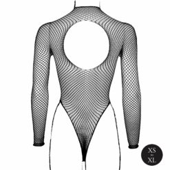 Body with Fishnet Structure and Turtle Neck - One Size