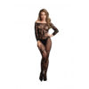 Bodystocking met off-shoulder lange mouwen