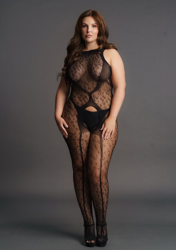 Bodystocking open kruis