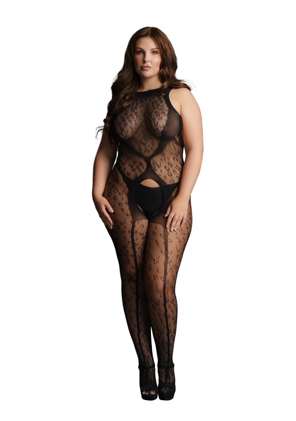Bodystocking open kruis