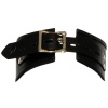 Brede Lederlook Collar