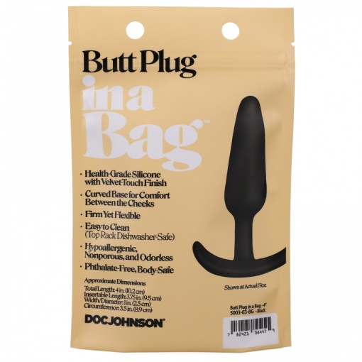 Buttplug Medium - Zwart
