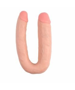 Dubbele Dildo 45 cm gebogen