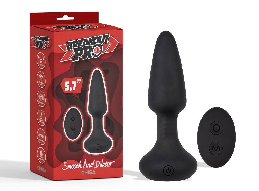 Breakout Pro - Vibratie Rimming Buttplug met afstandsbediening