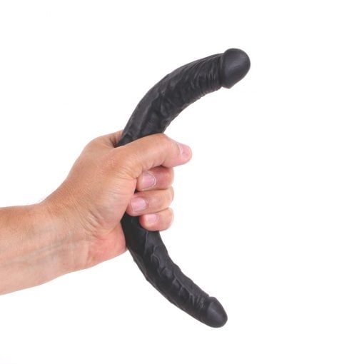 Cox - Dubbele Dildo 35 cm - Zwart