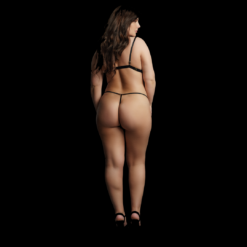 Magic Lace Velvet Lingerie Set - Plus Size