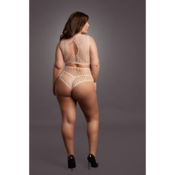 Duo Net Key-Hole Beha Set - Queen Size