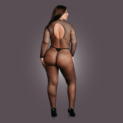 Bodystocking Fishnet Structuur - Open / Turtle - OSX - Zwart