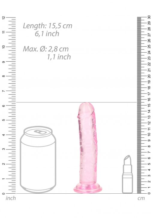 Dildo recht model met zuignap