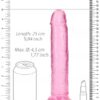 Dildo recht model met zuignap 23 cm